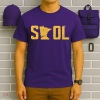 Skol Helmet Vintage Viking Logo T-Shirt thumb 6