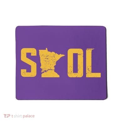 Skol Helmet Vintage Viking Logo Mousepad