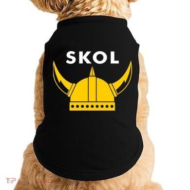 Skol Viking Helmet Minneapolis Miracle Doggie Tank