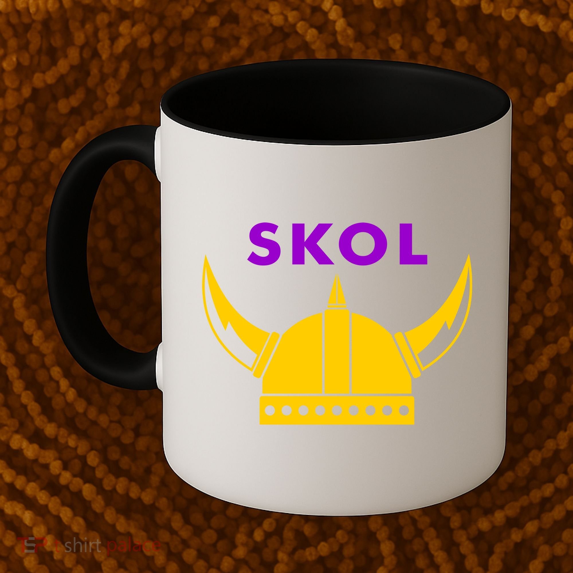 Skol Viking Helmet Minneapolis Miracle Coffee Mug