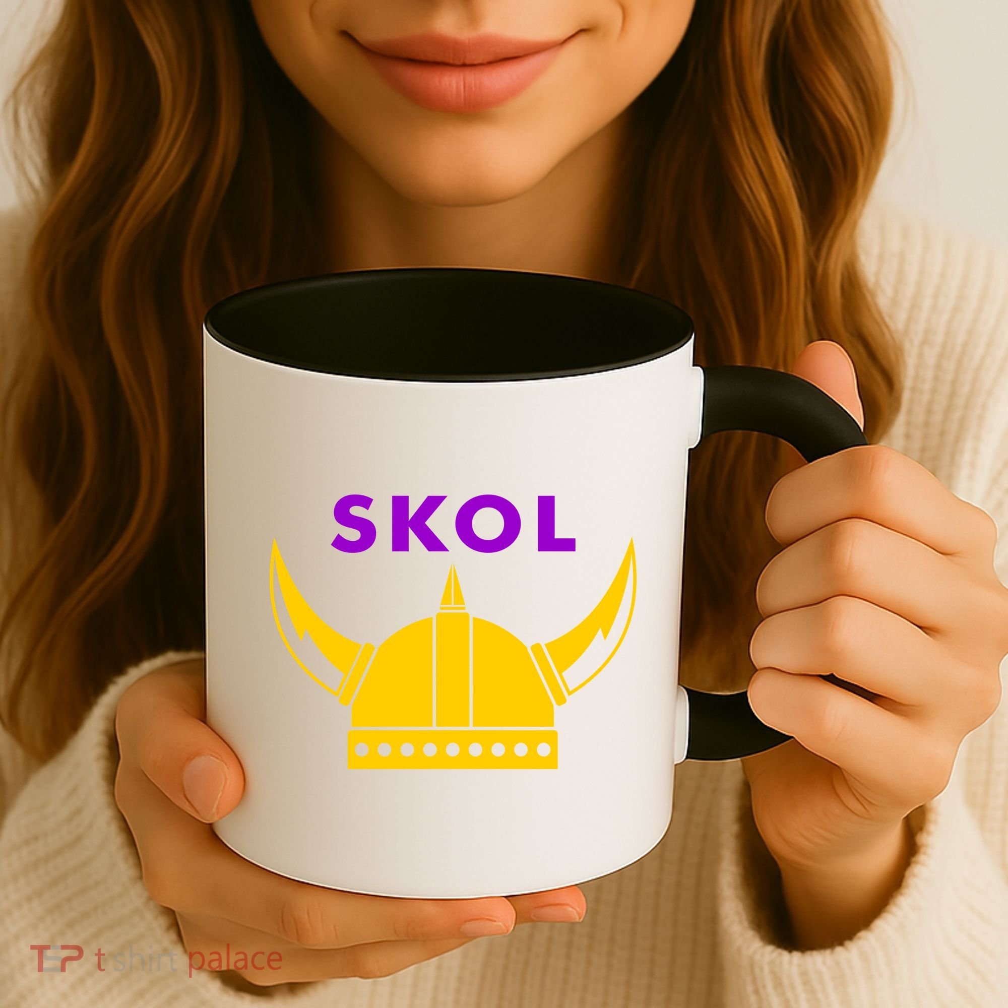 Skol Viking Helmet Minneapolis Miracle Coffee Mug