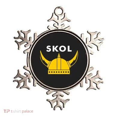 Skol Viking Helmet Minneapolis Miracle Ornament