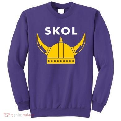 Skol Viking Helmet Minneapolis Miracle Sweatshirt