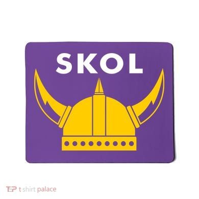 Skol Viking Helmet Minneapolis Miracle Mousepad