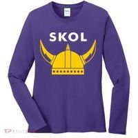Skol Viking Helmet Minneapolis Miracle Women's Long Sleeve Shirt thumb 0