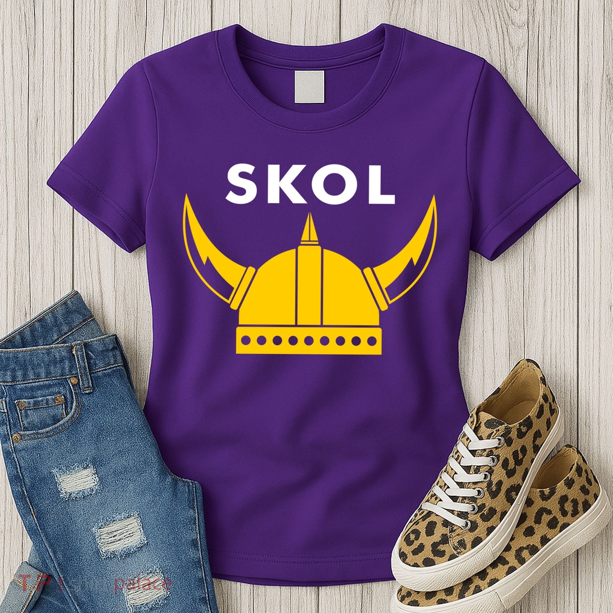 Skol Viking Helmet Minneapolis Miracle Women's T-Shirt