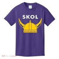 Skol Viking Helmet Minneapolis Miracle Kids T-Shirt thumb 0