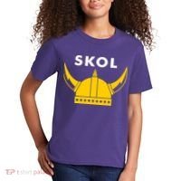 Skol Viking Helmet Minneapolis Miracle Kids T-Shirt thumb 2