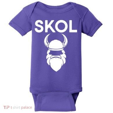 Skol Vikings  Baby Bodysuit
