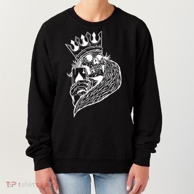 Skeleton King Poker Women's Sweatshirt