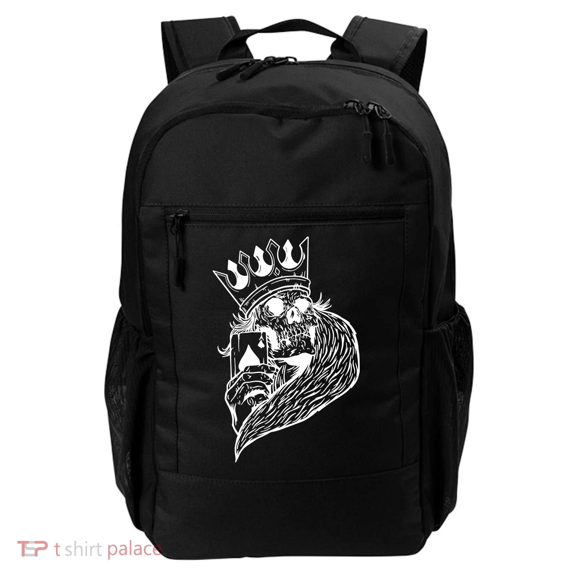 Skeleton King Poker Backpack