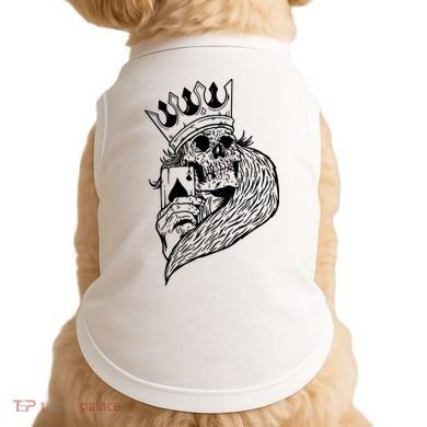 Skeleton King Poker Doggie Tank