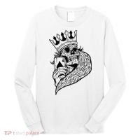 Skeleton King Poker Long Sleeve Shirt thumb 0