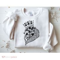 Skeleton King Poker Sweatshirt thumb 2