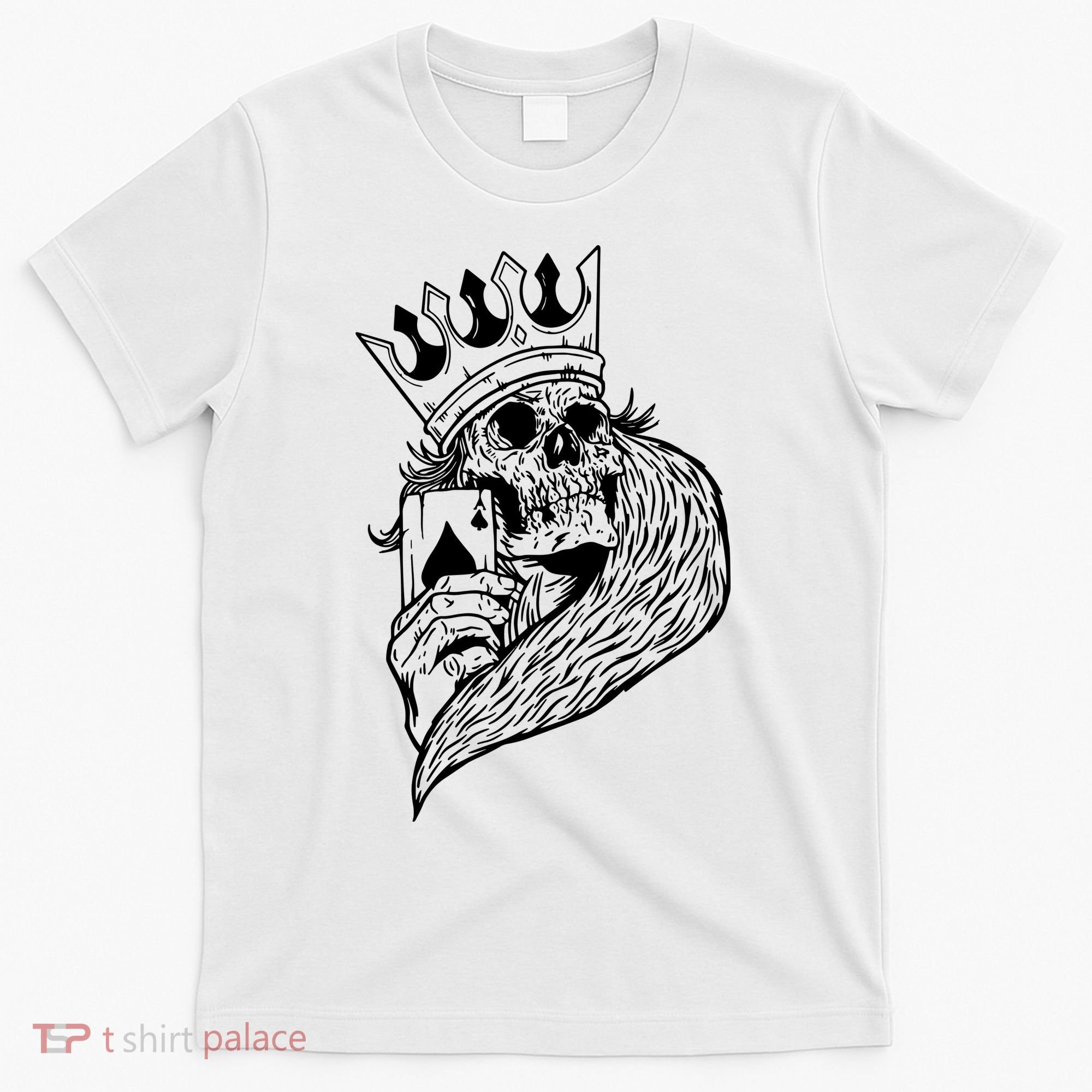 Skeleton King Poker T-Shirt