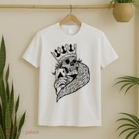 Skeleton King Poker T-Shirt thumb 2