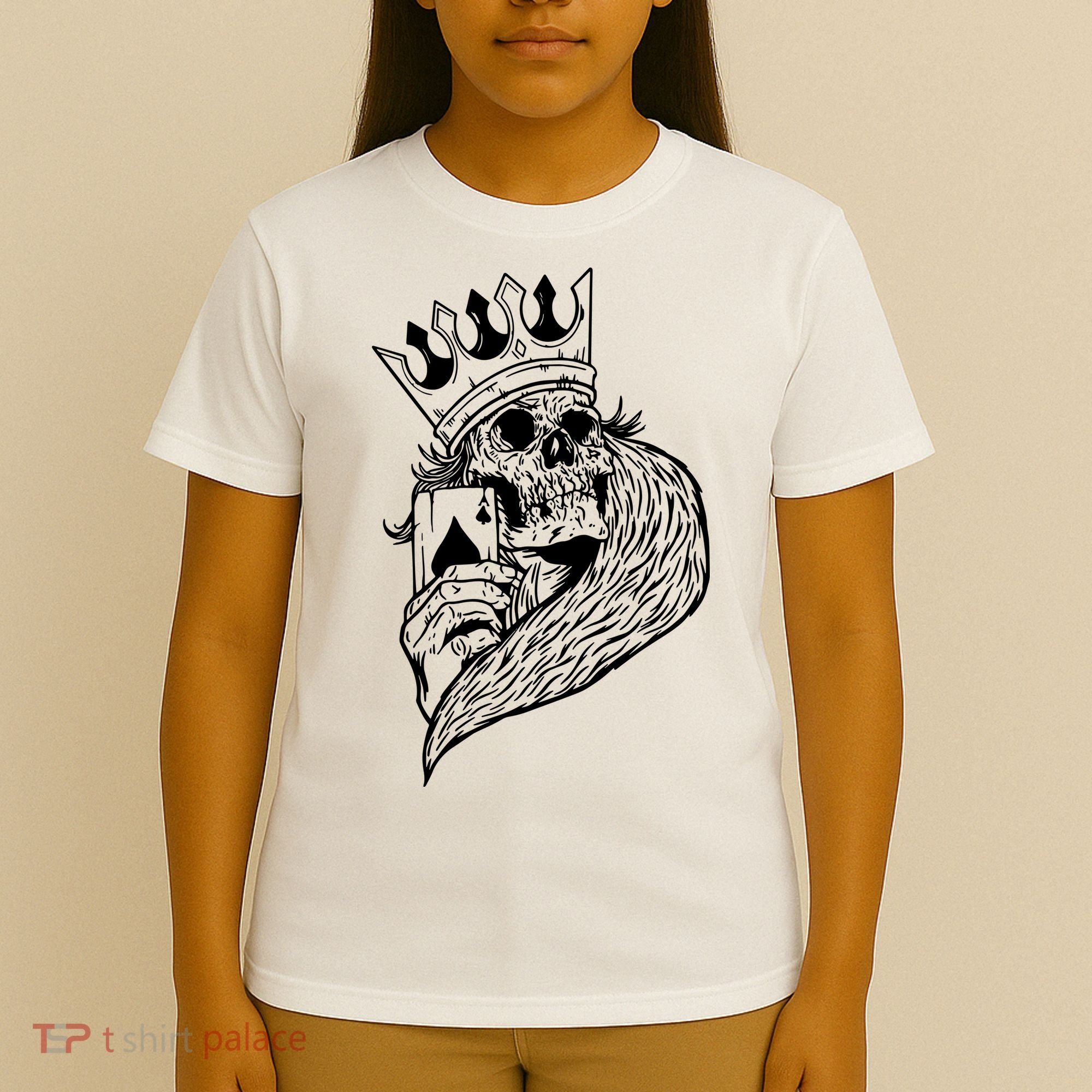Skeleton King Poker T-Shirt