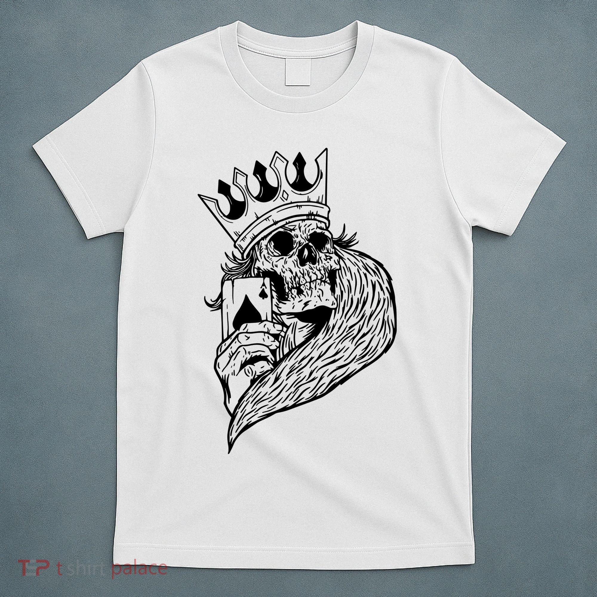 Skeleton King Poker T-Shirt