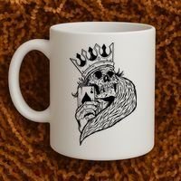 Skeleton King Poker Coffee Mug thumb 2