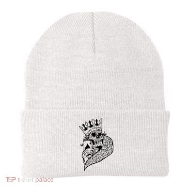 Skeleton King Poker Beanie