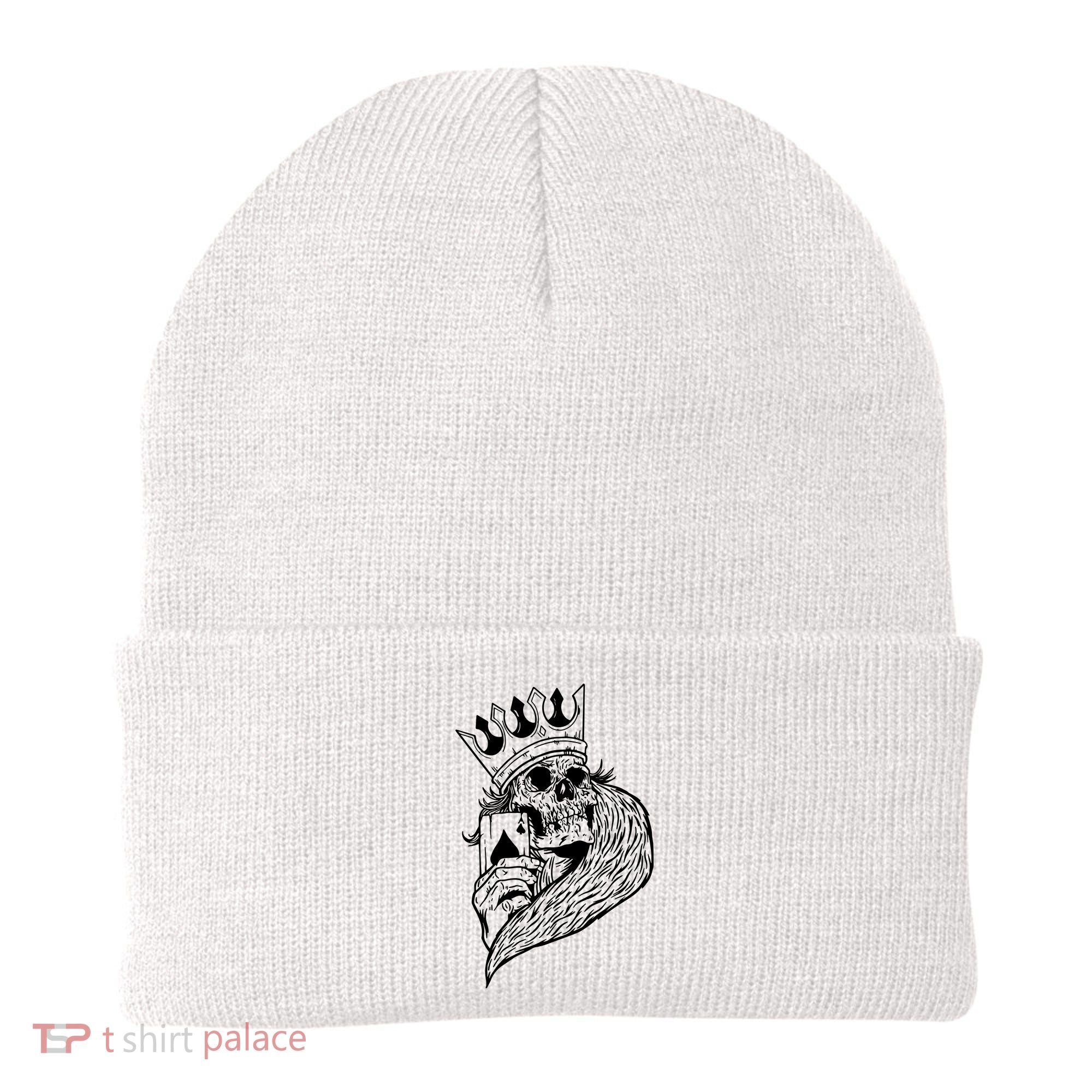 Skeleton King Poker Beanie