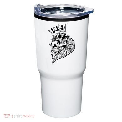 Skeleton King Poker Tumbler