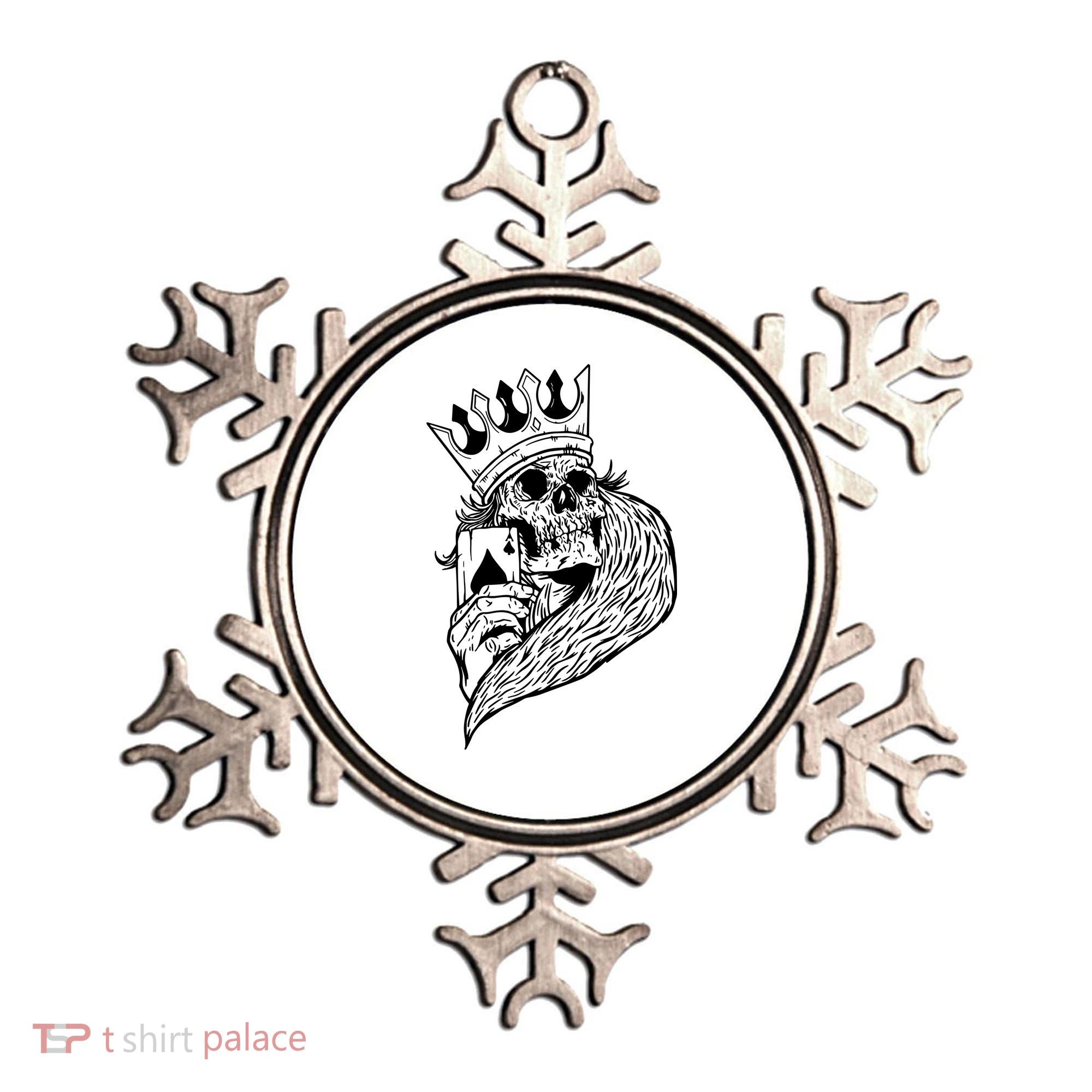Skeleton King Poker Ornament