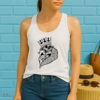 Skeleton King Poker Women's Tank Top thumb 2