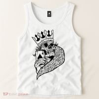 Skeleton King Poker Tank Top thumb 2