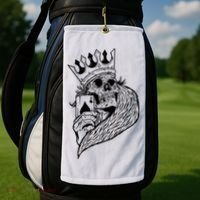 Skeleton King Poker Golf Towel thumb 2
