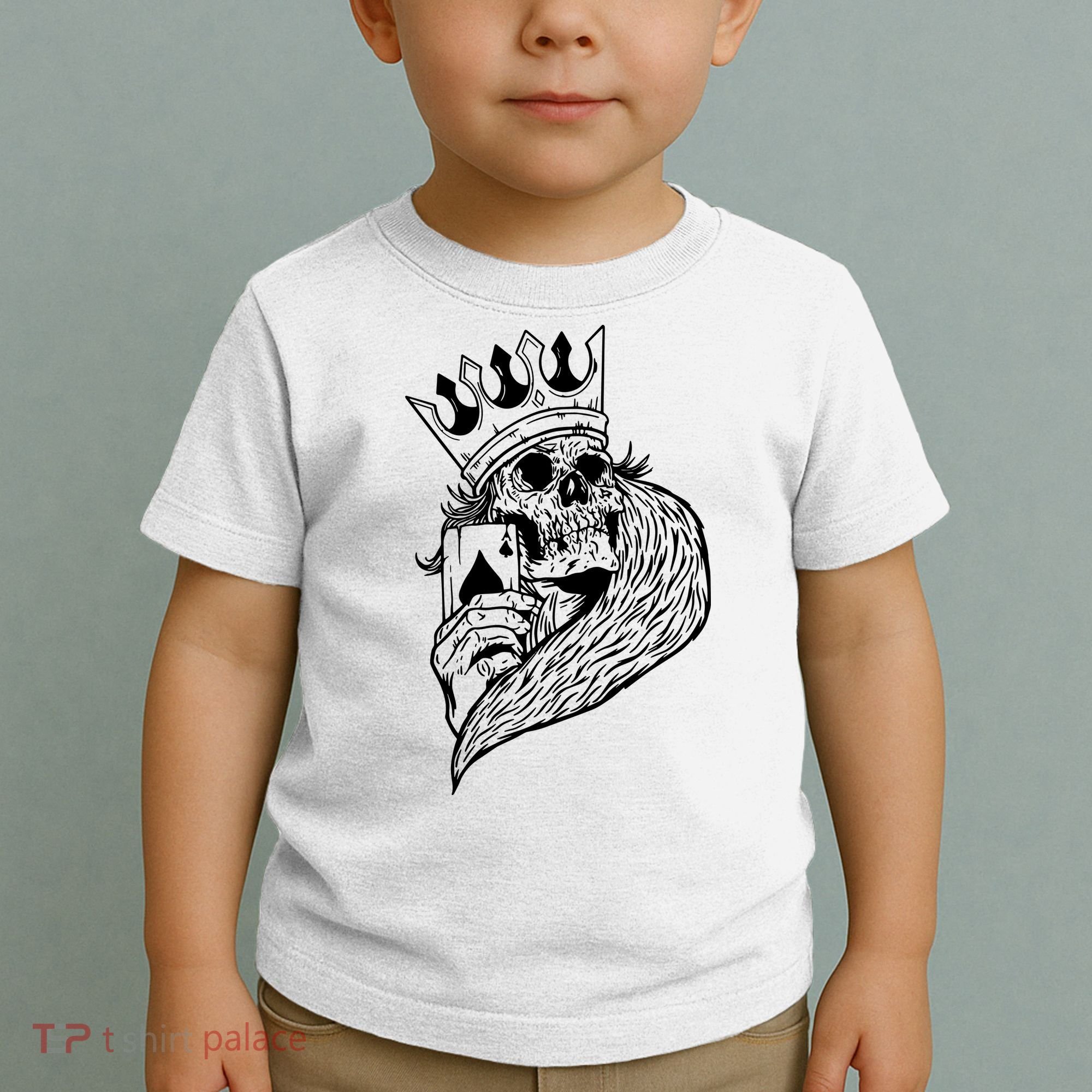 Skeleton King Poker Toddler T-Shirt