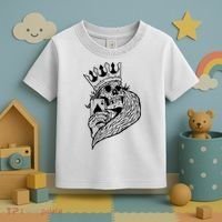 Skeleton King Poker Toddler T-Shirt thumb 3