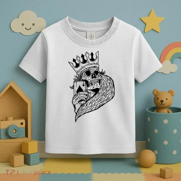 Skeleton King Poker Toddler T-Shirt