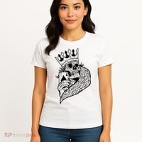 Skeleton King Poker Women's T-Shirt thumb 4