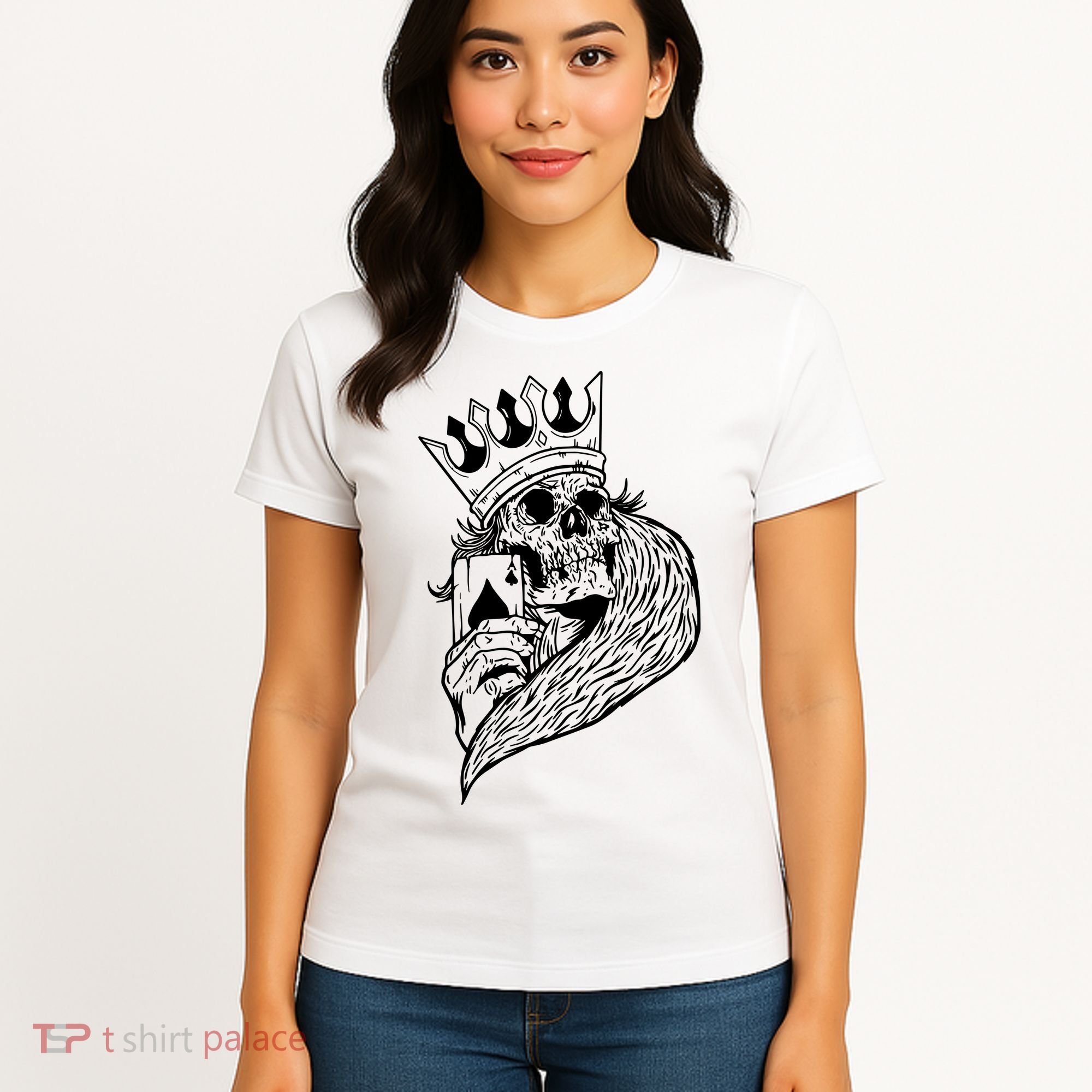 Skeleton King Poker Women's T-Shirt
