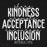 Share Kindness Promote Acceptance Encourage Inclusion End Bullying Women's Hoodie thumb 2