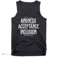 Share Kindness Promote Acceptance Encourage Inclusion End Bullying Tank Top thumb 0