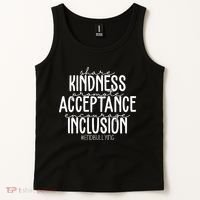 Share Kindness Promote Acceptance Encourage Inclusion End Bullying Tank Top thumb 2