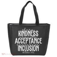 Share Kindness Promote Acceptance Encourage Inclusion End Bullying Tote Bag thumb 0