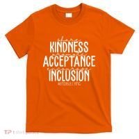 Share Kindness Promote Acceptance Encourage Inclusion End Bullying T-Shirt thumb 0