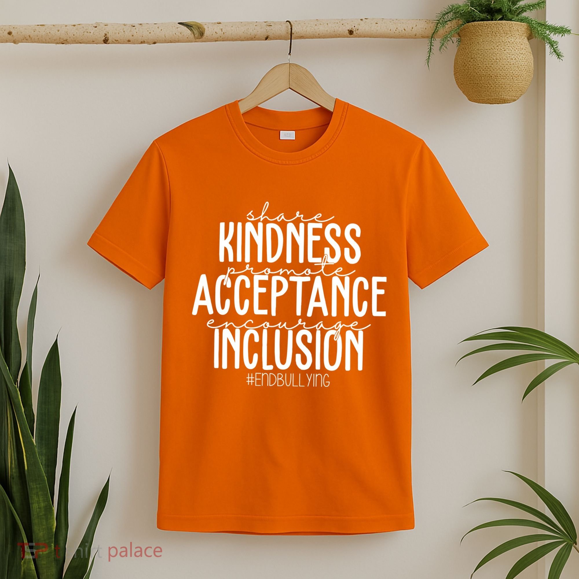 Share Kindness Promote Acceptance Encourage Inclusion End Bullying T-Shirt