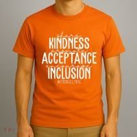 Share Kindness Promote Acceptance Encourage Inclusion End Bullying T-Shirt thumb 3