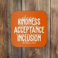 Share Kindness Promote Acceptance Encourage Inclusion End Bullying Coaster thumb 0