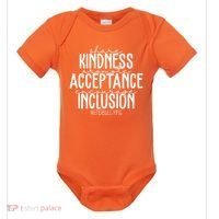Share Kindness Promote Acceptance Encourage Inclusion End Bullying Baby Bodysuit thumb 0