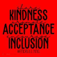 Share Kindness Promote Acceptance Encourage Inclusion End Bullying Santa Hat thumb 1