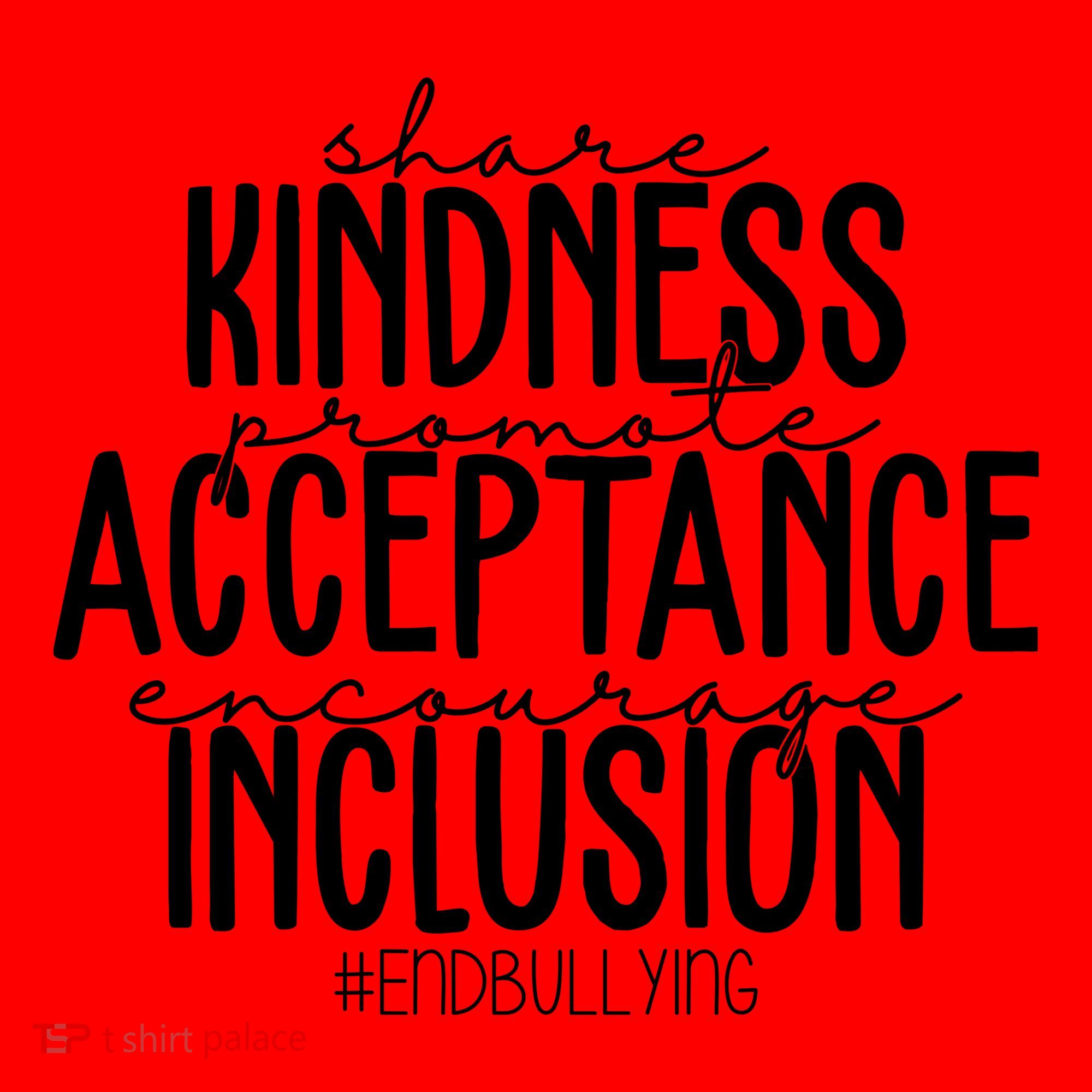 Share Kindness Promote Acceptance Encourage Inclusion End Bullying Santa Hat
