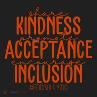 Share Kindness Promote Acceptance Encourage Inclusion End Bullying Unity Day Women's Sweatshirt thumb 2