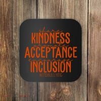 Share Kindness Promote Acceptance Encourage Inclusion End Bullying Unity Day Coaster thumb 0