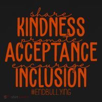 Share Kindness Promote Acceptance Encourage Inclusion End Bullying Unity Day Tote Bag thumb 4