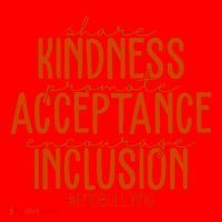 Share Kindness Promote Acceptance Encourage Inclusion End Bullying Unity Day Santa Hat thumb 1